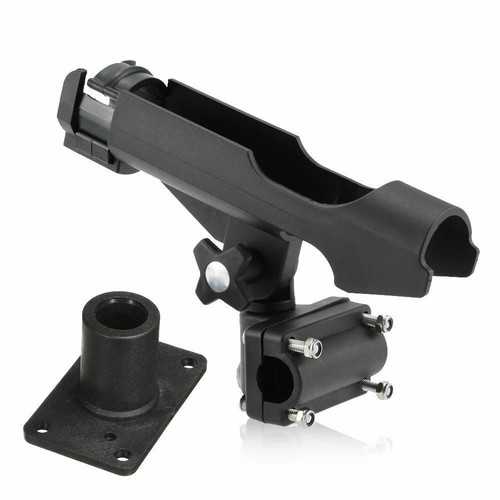 2 Stück Fladen Bootsrutenhalter Deluxe Neigung verstellbar Trolling Schleppen