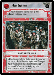 Rapid Deployment ENDOR star wars ccg swccg Near Mint