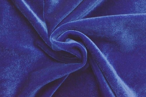 STRETCH VELOURS substances brillant bi-élastique Dekostoff Vêtements Costume Tissu