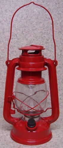 Halloween Safety Railroad Lantern See and Be Seen LED battery operated New Red 