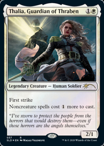 English MTG Secret Lair Drop Ser 1x Thalia - Foil NM Guardian of Thraben 037
