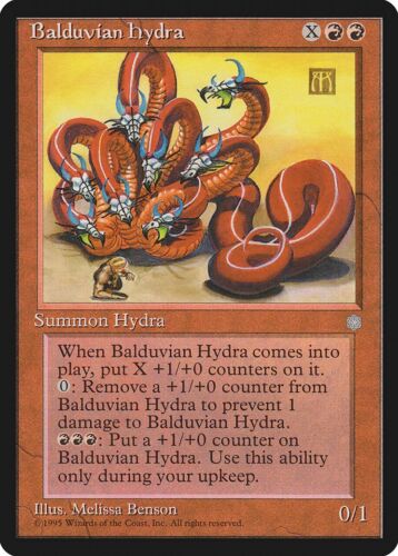 Balduvian Hydra Ice Age PLD Red Rare MAGIC THE GATHERING MTG CARD ABUGames