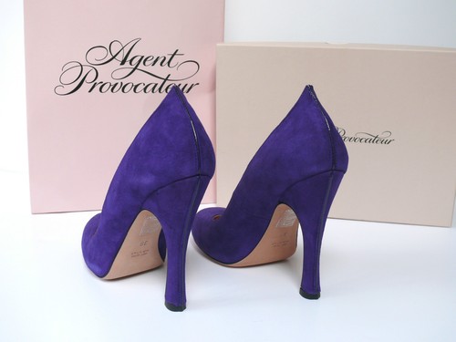 Agent Provocateur Violet Vyvianne Chaussures Tailles UK 4 5 RRP £ 195