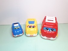 Vintage Fisher-Price Stapelautos Nr.2-4 Fahrzeuge - 1999 Nistspielzeug Vorschule