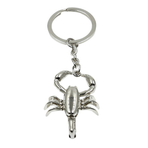 Scorpion 3D Auto Car Charm Keyring Keychain Metal Key Chain Ring Keyfob W