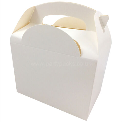 PARTY FOOD CARD BOXES Wholesale Catering Bulk Pack of 250 Various Colours 