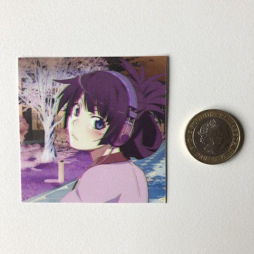 Bakemonogatari Anime Vinyl Sticker Hitagi Senjougahara Monogatari Series
