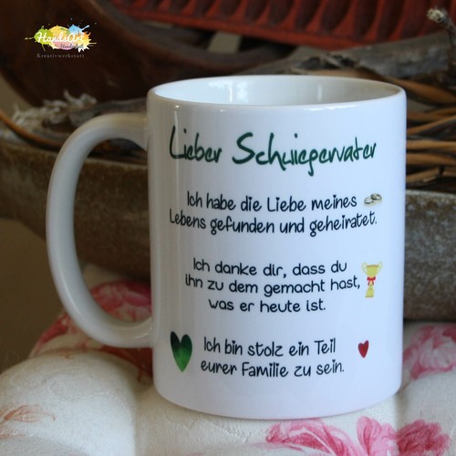 Tasse//Cher Beau-Père-Fils//Cadeau Noël Mariage