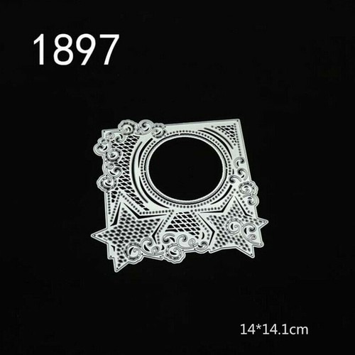 10styles Background Frame Cutting Dies Stencil Crafts DIY Card Scrapbooking Tool