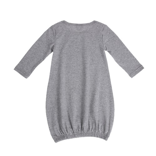 Newborn Baby Boy Girl Sleepwear Nightwear Dress Nightgown Pajamas Robe Gown+Hat