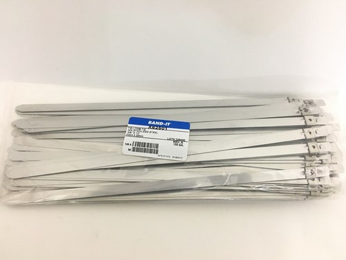 Band-It Tie-Lok Ties Stainless Steel 3//8/" x 12/" 304SS Qty-100