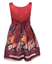 Bonnie Jean Girls Border Floral Pleated Skirt Party Pageant Fall Dress 7-16