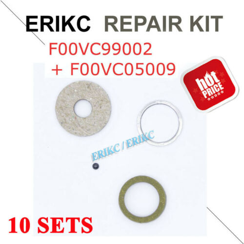 10PCS F00VC99002 F00VC05009 Injector Ceramic Ball Repair Kits for Bosch 0445110# 