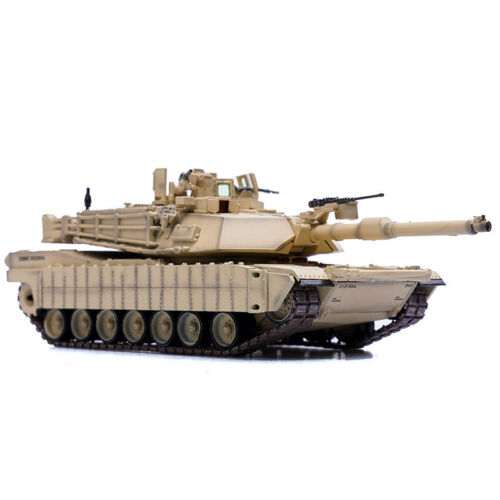 New 1//72 Scale US Army M1A1 TUSK Abrams Tank Desert Color Finished Plastic Model