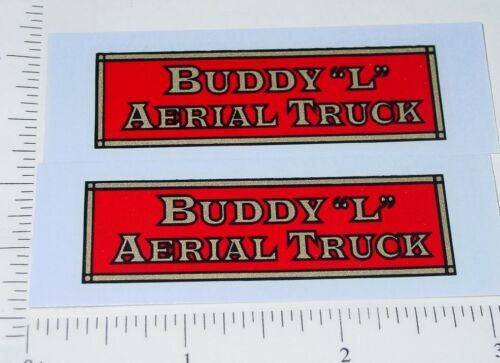 Buddy L Aerial Truck Replacement Stickers         BL-125 