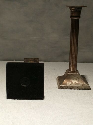 1½ in In width on the Top. Details about  / Int.Vintage Silver Plated Candlestick Holders 3x7½