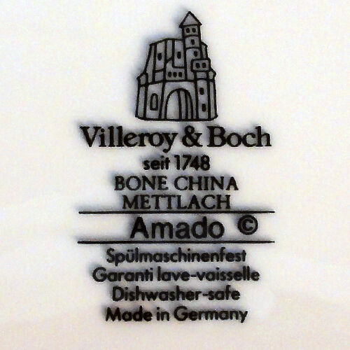 AMADO by Villeroy & Boch Rim Soup Bowl 9.5" NEW NEVER USED Made in Germany 