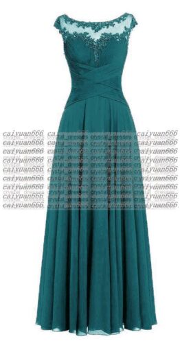 New Long chiffon Bridesmaid Formal Ball Gown Party Cocktail Evening Prom Dresses