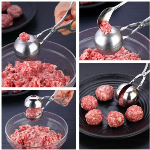 Meatball Maker Spoon Non Stick Thick Stainless Steel Meat Baller Kitchen Utensil 