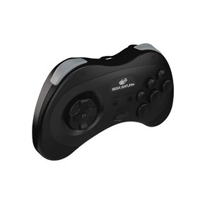 Retro-Bit Official Sega Saturn 2.4 GHz Wireless Controller for Sega Saturn, S...