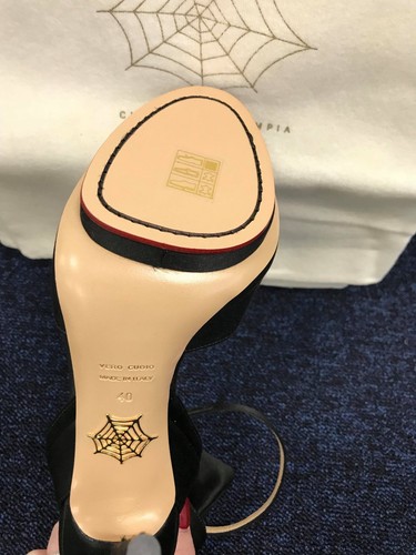 *GENUINE* *BNIB* Charlotte Olympia WALLACE HEELED SANDAL
