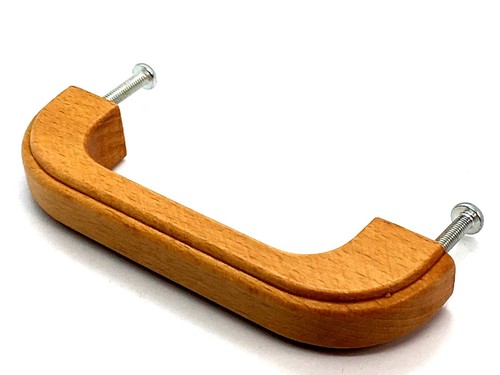 10 x OAK HANDLES 96mm deluxe solid wood cupboard door drawer wooden handle 170