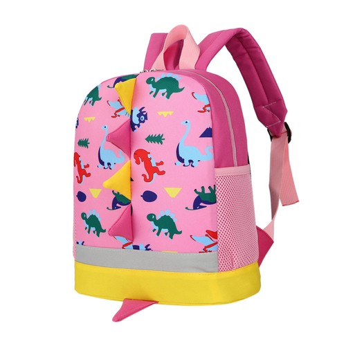 Children Boys Girls Dinosaur Pattern Animals Backpack Bookbag Travel School Bag