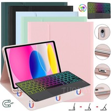Für iPad 10/11 Generation A16 2025 11'' 10,9'' Schutzhülle mit Touchpad Tastatur