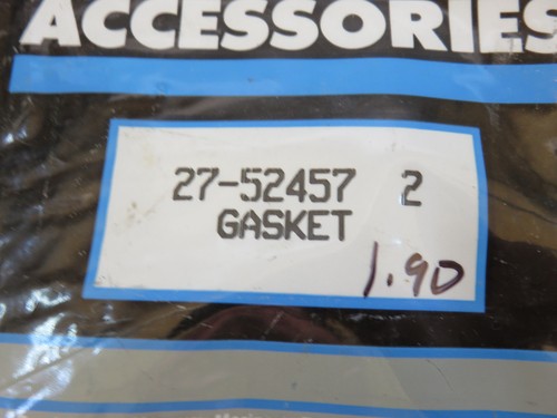 G3C New Quicksilver Mercury 27-52457 2 Carburetor Base Gasket OEM Factory Marine