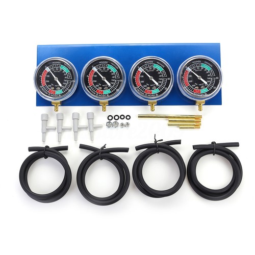 4x Motorcycle Carburetor Carb Vacuum Gauge Balancer Synchronizer Diagnostic Tool