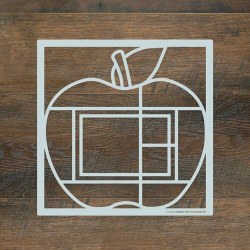 Creative Memories template Apple Recipe tracing pattern only 