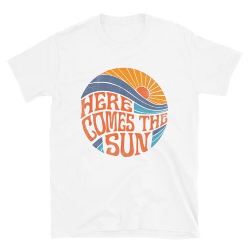 Here Comes the Sun 60’s Surf Retro Beach Vintage Look TShirt