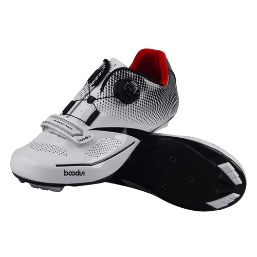 Men Mountain MTB Spin Cycling Shoe Road Bike Sneaker with Quick Lace Black