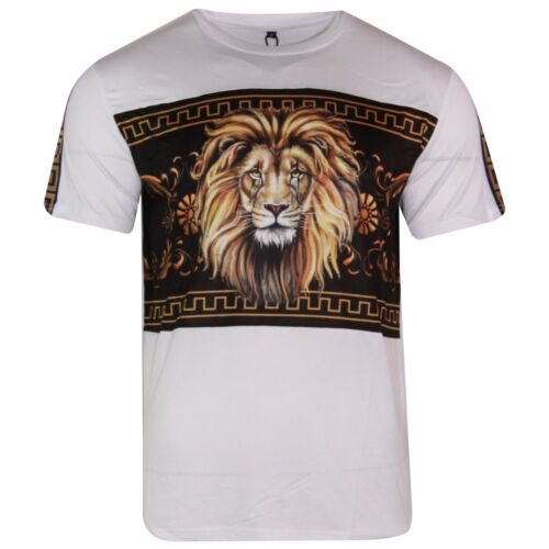 Details about  / Mens Polyester T Shirt Shorts Set LION PRINT Tracksuit Summer Comfortable Fit
