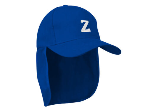 Junior legionnaire Baseball Cap Boy Girl Children Blue Hat Protection Letters 