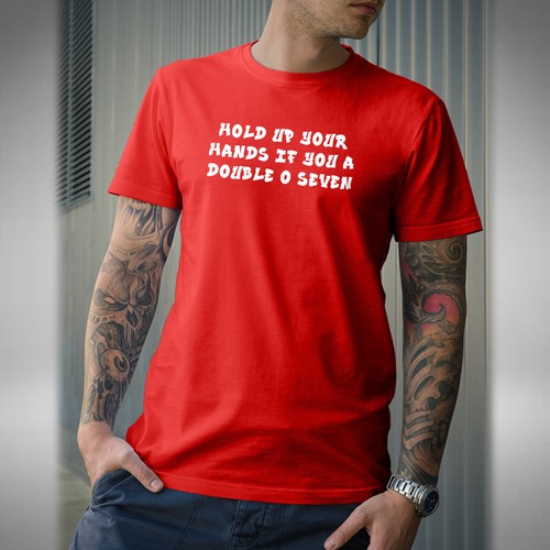 Hold Up Your Hand 007 Mens T-Shirt Old Jungle Drum Bass Stevie Hyper D Inspired