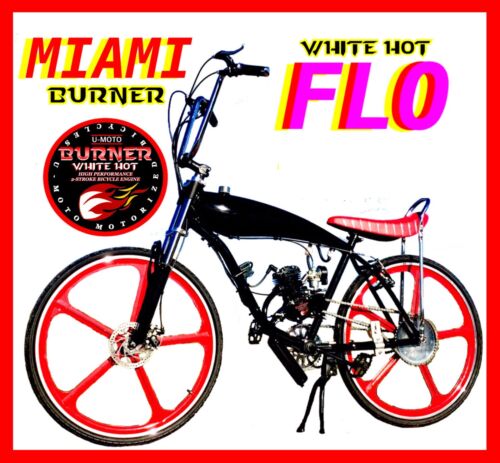 COMPLETE DIY 2-STROKE 66CC//80CC MOTORIZED BICYCLE KIT WITH 29/" GAS TANK BIKE!