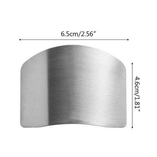 Kitchen Finger Hand Protector Guard Stainless Steel Chop Slice Shield Anti Cut