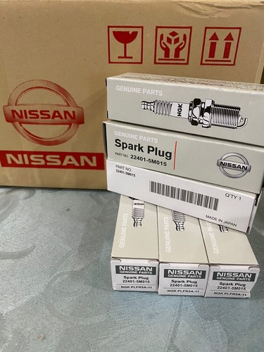 NISSAN INFINITI OEM SET OF 6 NISSAN 22401-5M015 NGK PLFR5A11 SPARK PLUGS