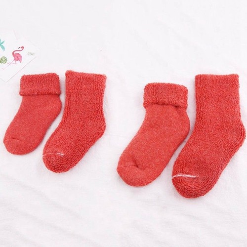 Woolen Thick Baby Kids Socks Soft Excellent Socks For Children Novelty Years
