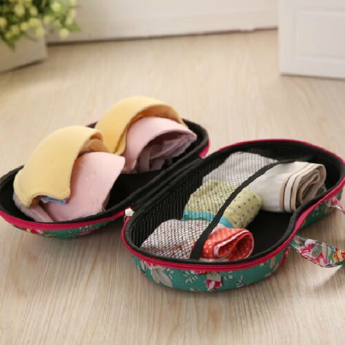 Travel Portable Organizer Container Underwear Case Protect Bra Storage Bag Box 