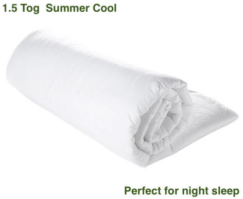 Quilt Soft /& Light Weight Premium Quality MICROFIBRE1.5 Tog Summer Cool Duvet