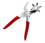 9/" Leather Hole Punch Heavy Duty Hand Pliers Belt Holes 6 Sized Puncher Tool New