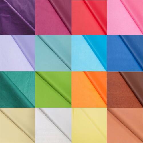 Coloured Tissue Paper 25 Sheets Retail Present Gift Wrapping Paper 70 x 50cm 