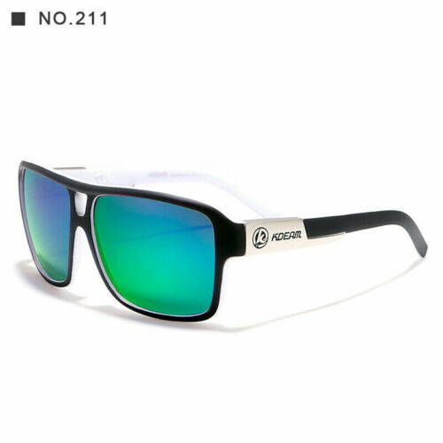 KDEAM Outdoor Polarized Sport Sunglasses for Men Women Square Driving Glasses