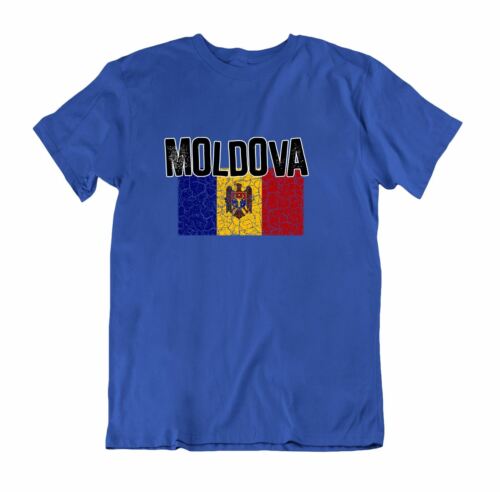 Drapeau T-shirt Moldova Fashion pays Souvenir Cadeau Tee Pride Logo 