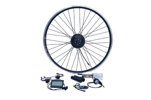 E-Bike Conversion Kit 28/" FRONT WHEEL FWD 36V 250W Disc Water Resistant IP65 1 Cable