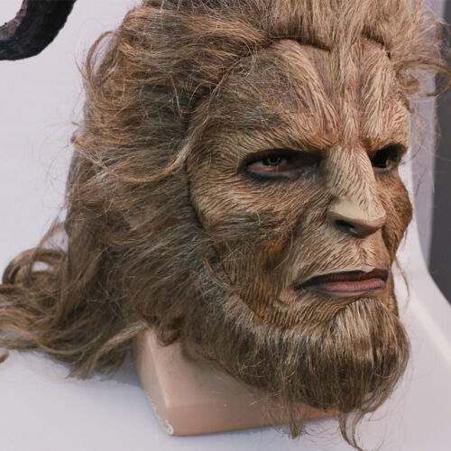 2018 Beauty and the Beast Masque Prince Masque Cosplay Horreur Monstre Masque Handmade 