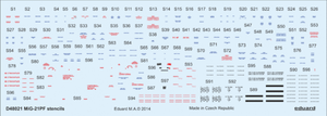 Eduard Decal 1:48 MiG-21PF stencils Decal Sheet For Eduard #D48021