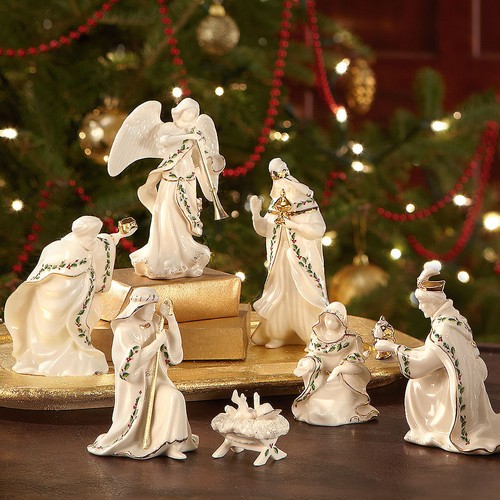 Holiday 7-piece Mini Nativity Set by Lenox